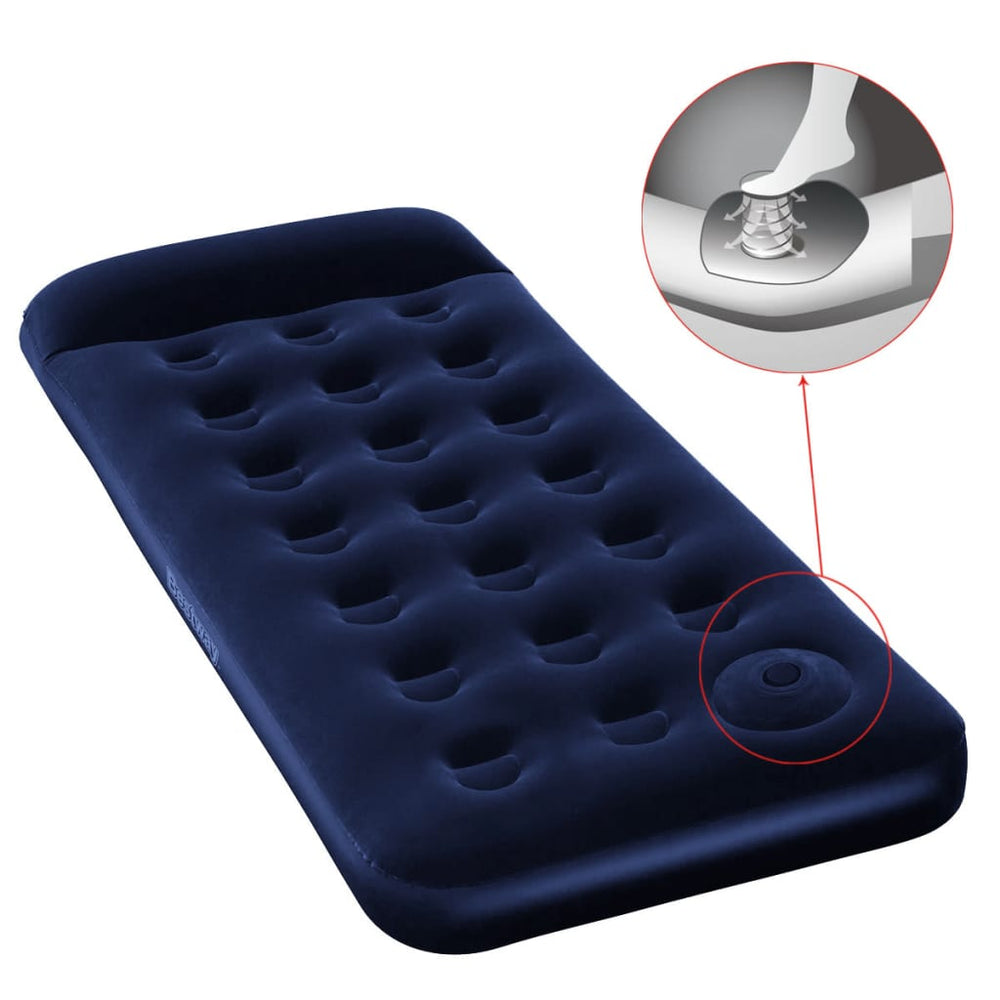 Bestway -Luftbett mit gebauten Fußpumpe 185x76x28 cm