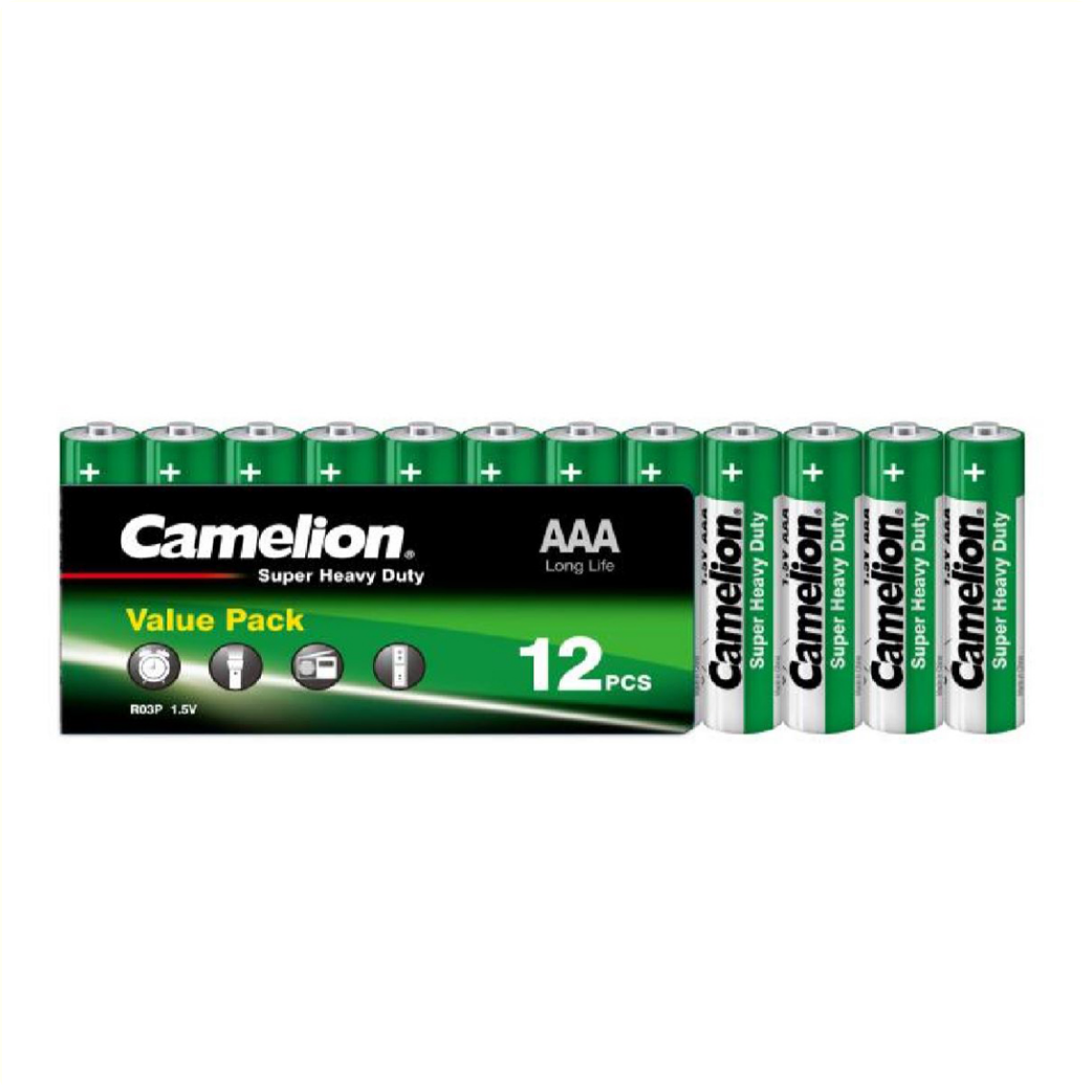 Camelion Aaa Zink-Carbon Batteries par 12