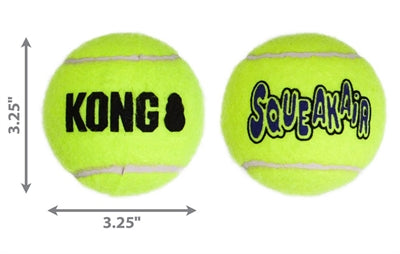 Kong Squeakair Tennis Kugel Giel mat Piep