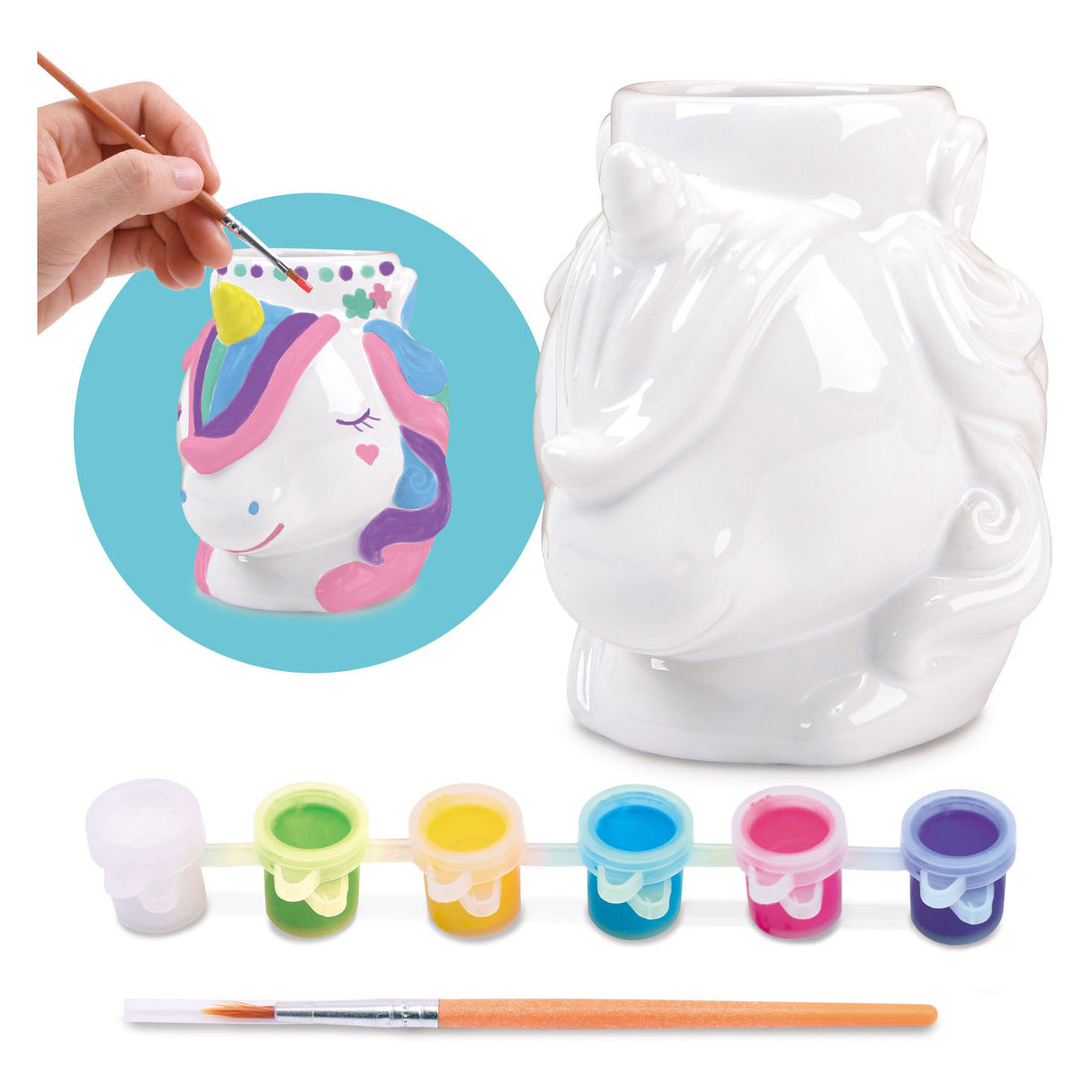 Play paint your own ceramic unicorn jar, 8dlg.