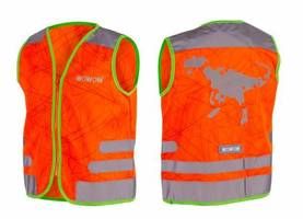 Woww reflektéiert wwwow Utility Jacketgréisst l oranje