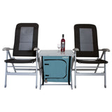 Eurotrail Campingschrank Rieux 60x50x60 cm Blau