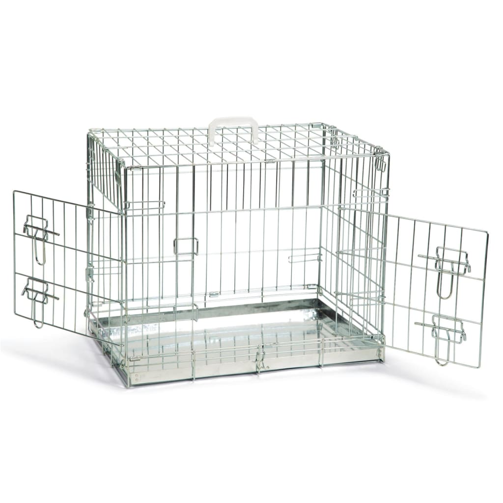 Beeztees Beeztees Hondenbench 62x44x49 cm Silberfarbe
