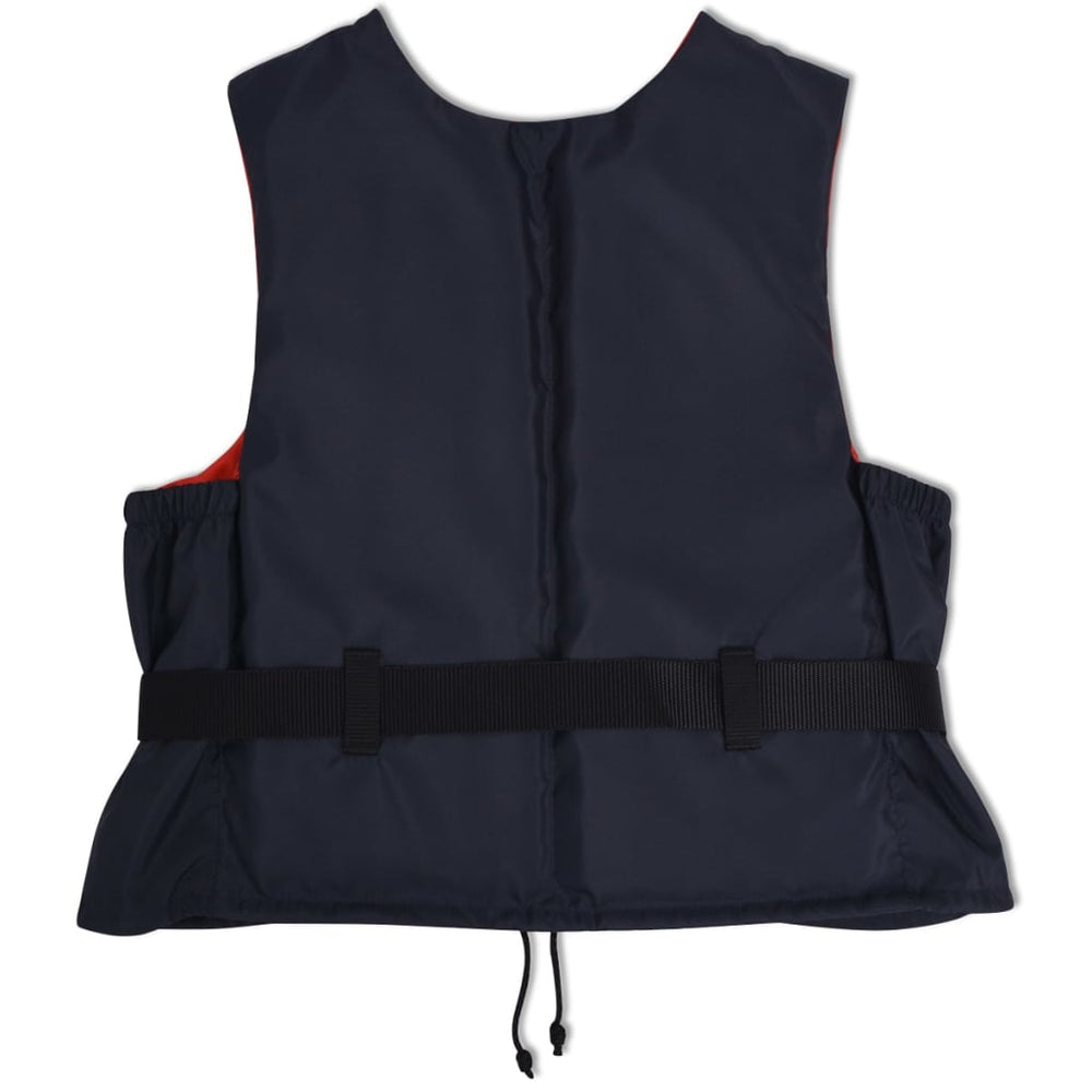 Vidaxl Schwimmjacken 50 N 90+ kg Marine Blue 4 STs