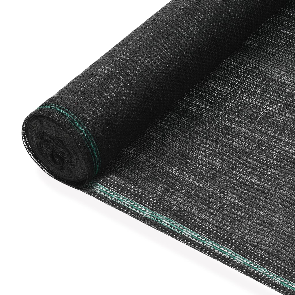 Vidaxl -Tennisbildschirm 1,8x50 M HDPE Schwarz