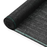 Vidaxl -Tennisbildschirm 1,8x50 M HDPE Schwarz
