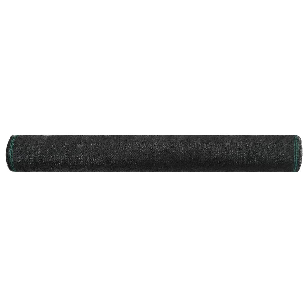 Vidaxl -Tennisbildschirm 2x25 M HDPE Schwarz