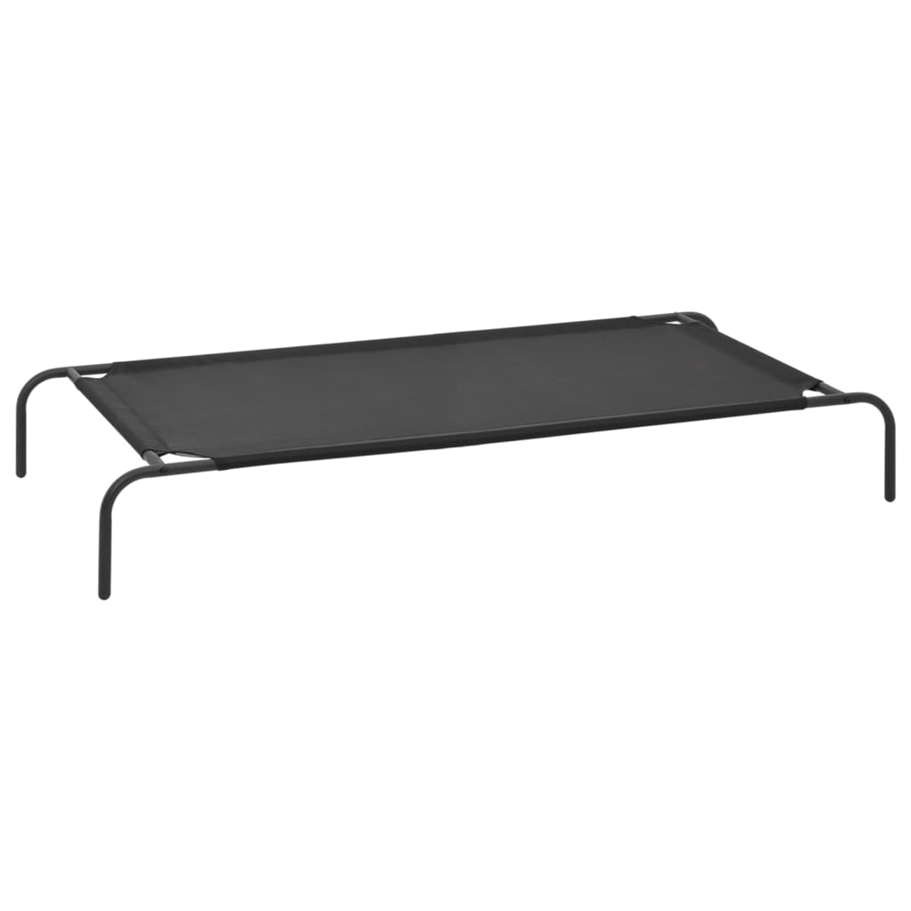 Vidaxl Hund Bed an gehobene XL Textileen schwarz