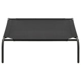 Vidaxl Hund Bed an gehobene XL Textileen schwarz