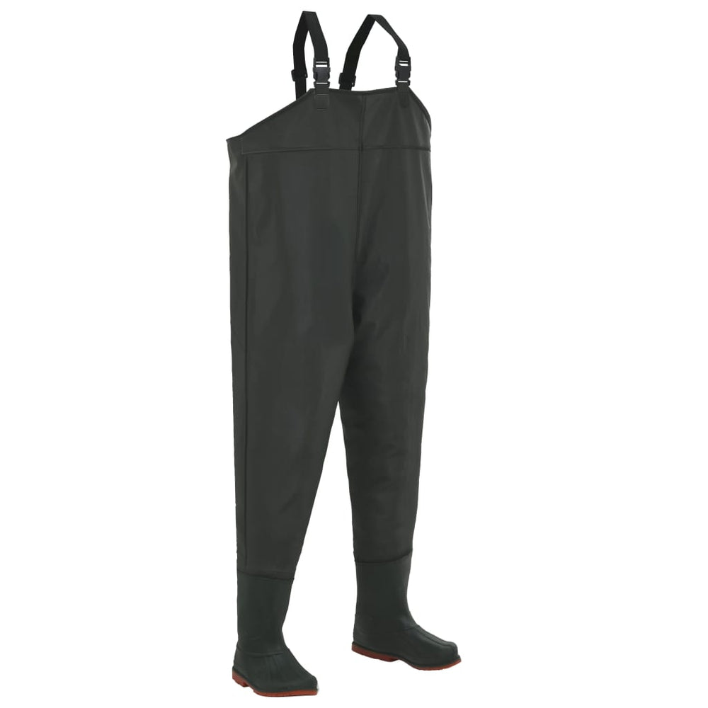 Vidaxl Waadbroek mit Stiefel Größe 38 Grün