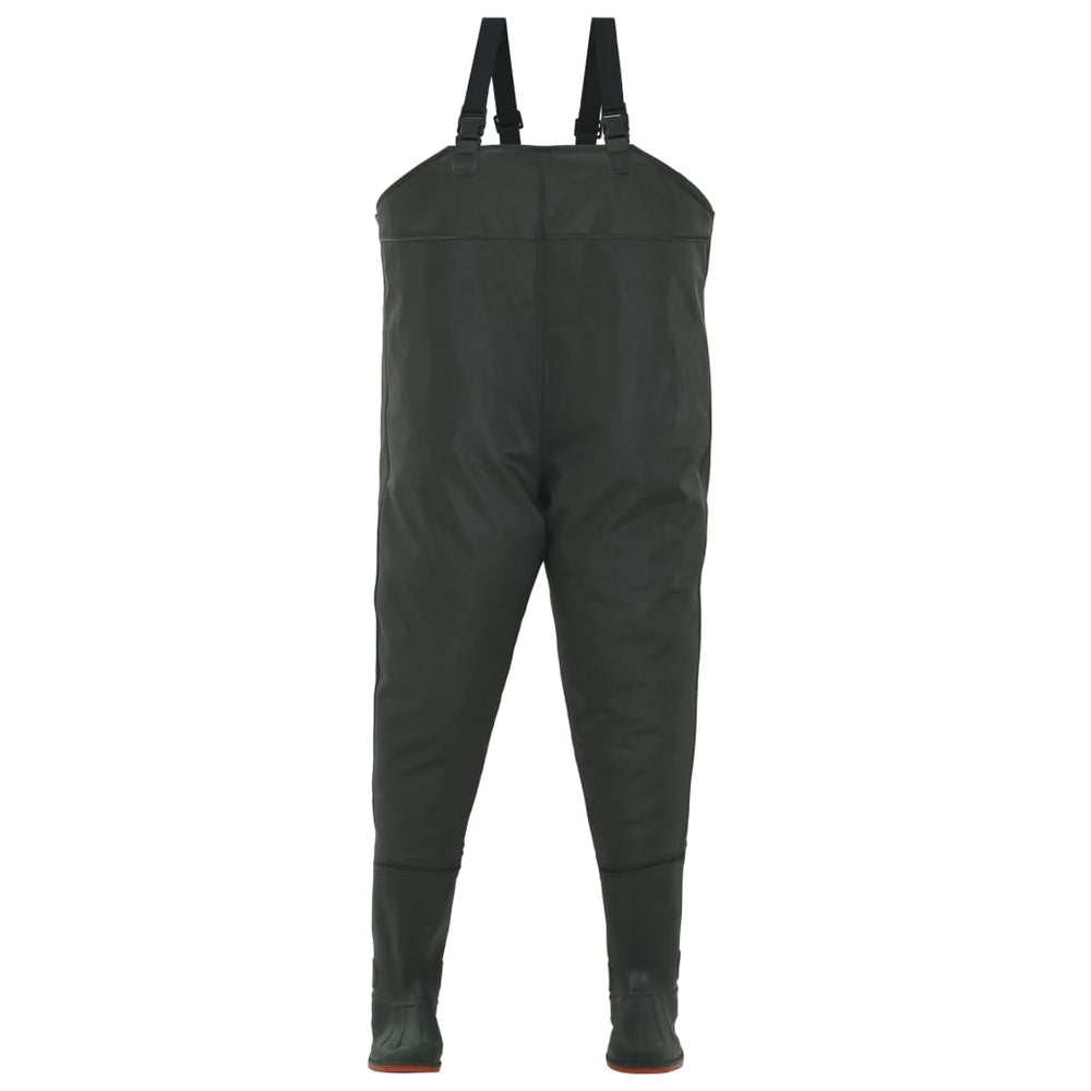 Vidaxl Waadbroek mit Stiefel Größe 40 grün