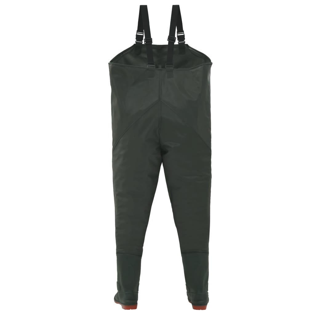 Vidaxl Waadbroek mit Stiefel Größe 40 grün