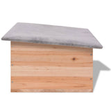 Vidaxl Egelhuis 45x33x22 cm Holz