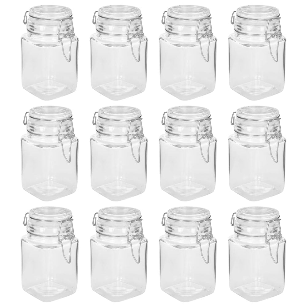Vidaxl -Marmeladengläser mit Schließung von 12 ST 260 ml Glas