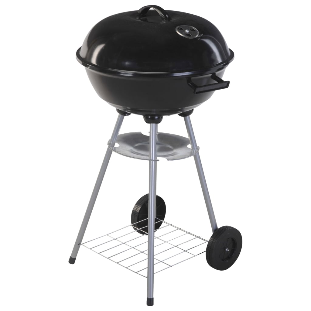 Prograrden Progarden Bullet Barbecue auf Rädern 46 cm Schwarz