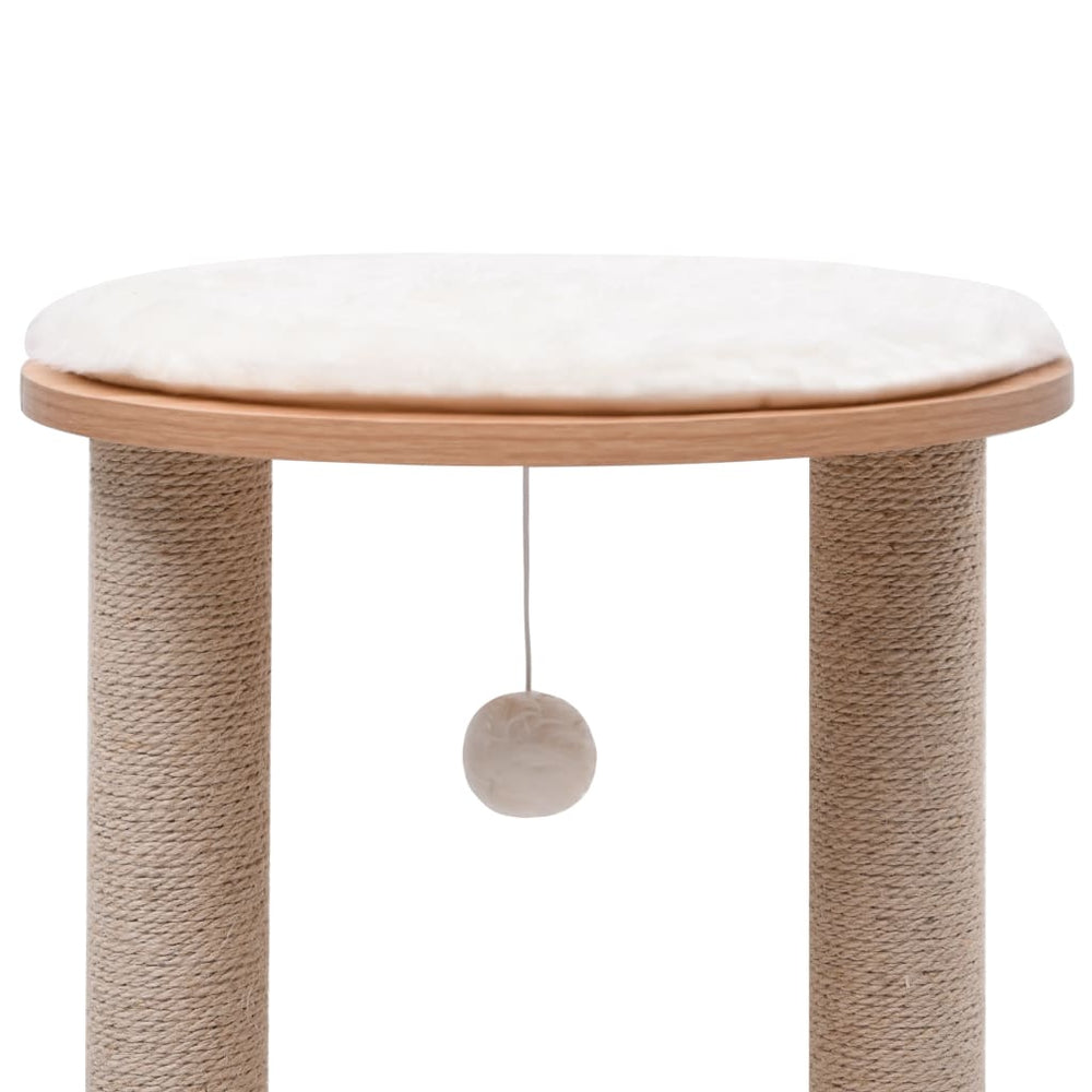 VIDAXL -Katzenkratzstange klein mit Kratzpfosten 44 cm