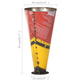 VIDAXL DERBRELLA UK 29x55 cm Eisen mehrfach gelöscht