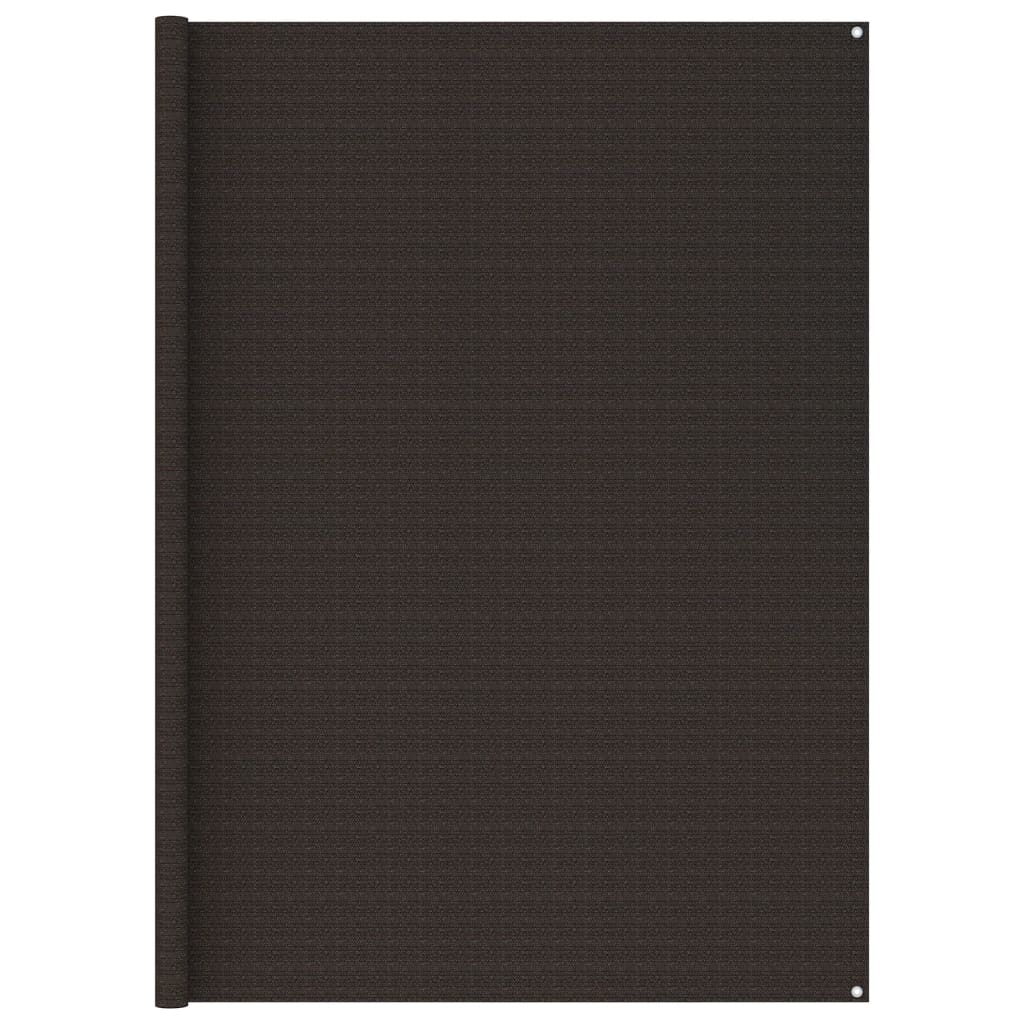 Vidaxl Zelt Teppich 250x250 cm Braun