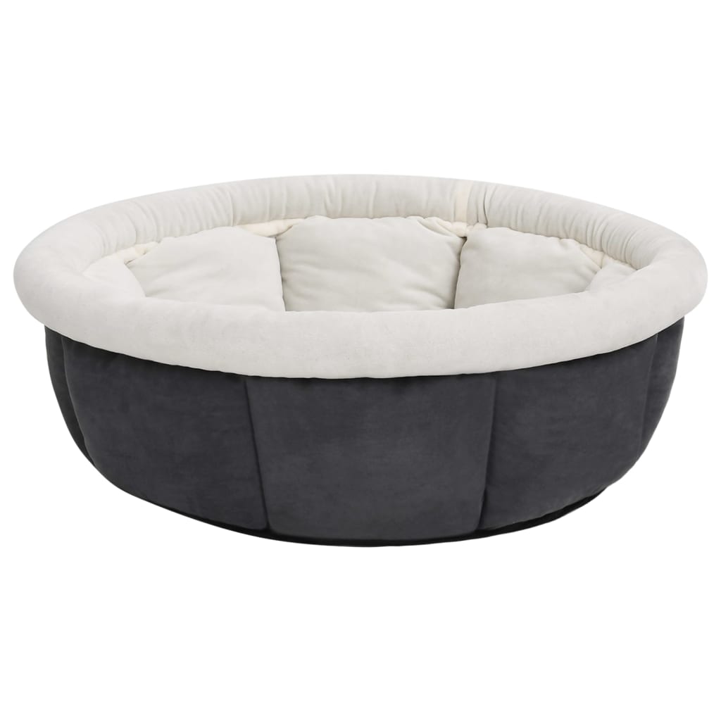 Vidaxl Hundekorb 59x59x24 cm Grau