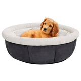 Vidaxl Hundekorb 59x59x24 cm Grau