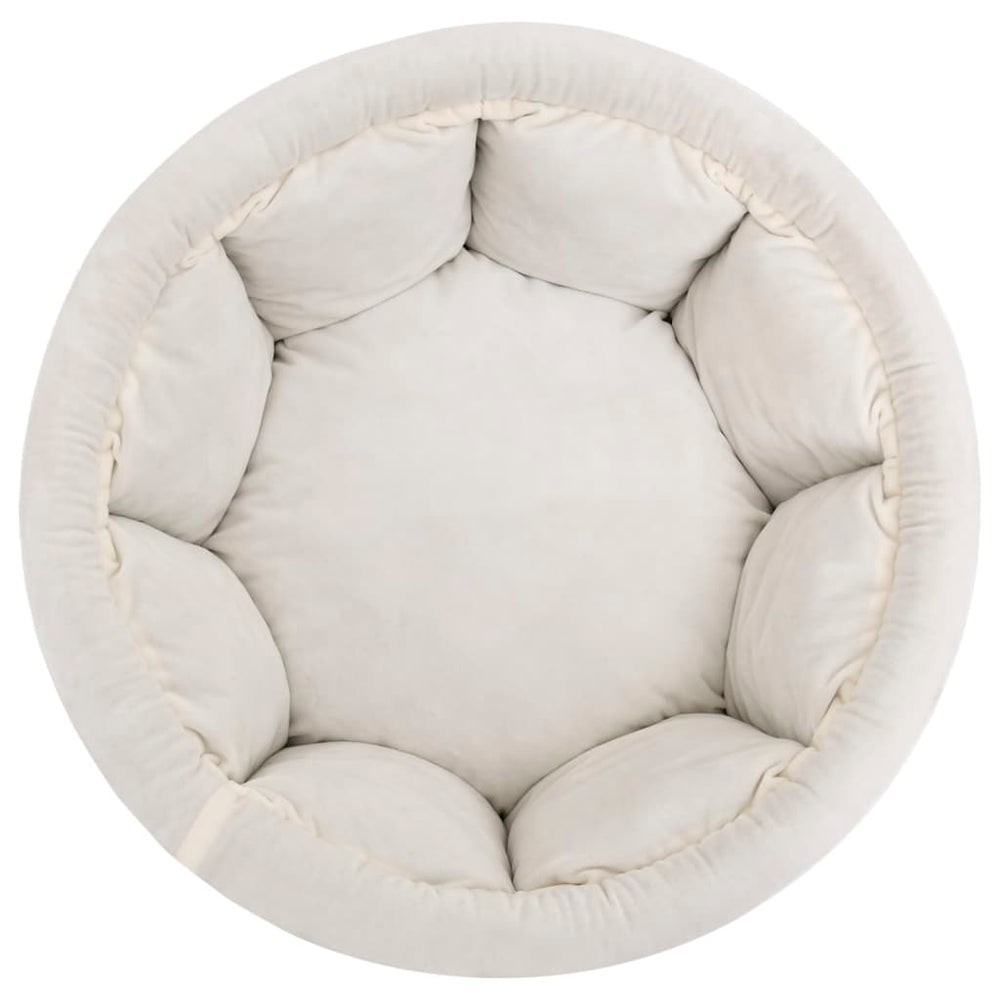 Vidaxl Hundekorb 59x59x24 cm Beige