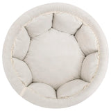 Vidaxl Hundekorb 59x59x24 cm Beige