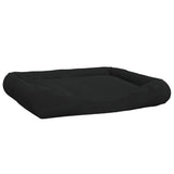Vidaxl Hundebett mit Kissen 115x100x20 cm Oxford Stoff schwarz