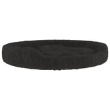 Vidaxl Hundekorb 70x55x23 cm Plüsch schwarz