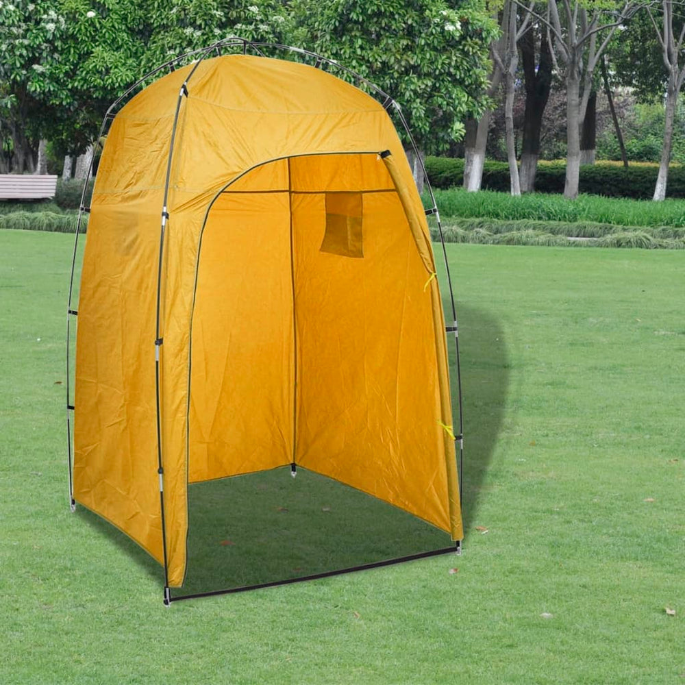 Vidaxl Camping -Toilette mit Zelt tragbar 10 + 10 l