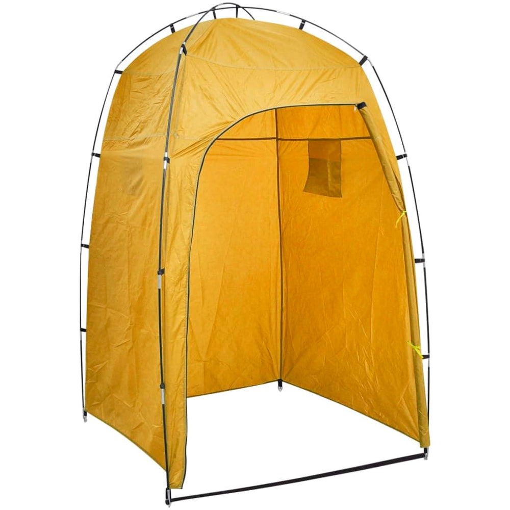 Vidaxl Camping -Toilette mit Zelt tragbar 10 + 10 l