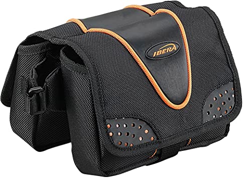 Ibera Top Tube Bag IB-TB1 Tube Bag Double Black 1.3 litros