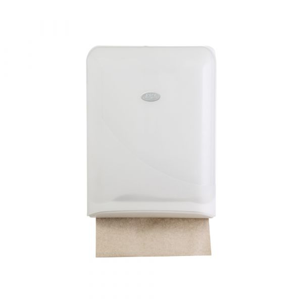 Folding towel Dispenser White