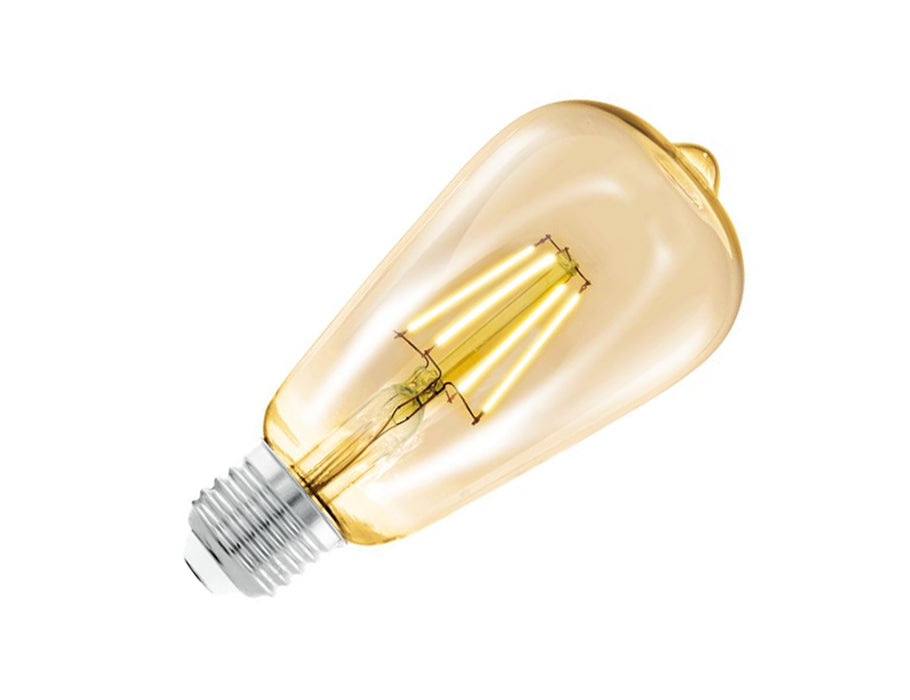 Lampe LED Eglo E27 220 LM ST64 Rustique Amber 2200K