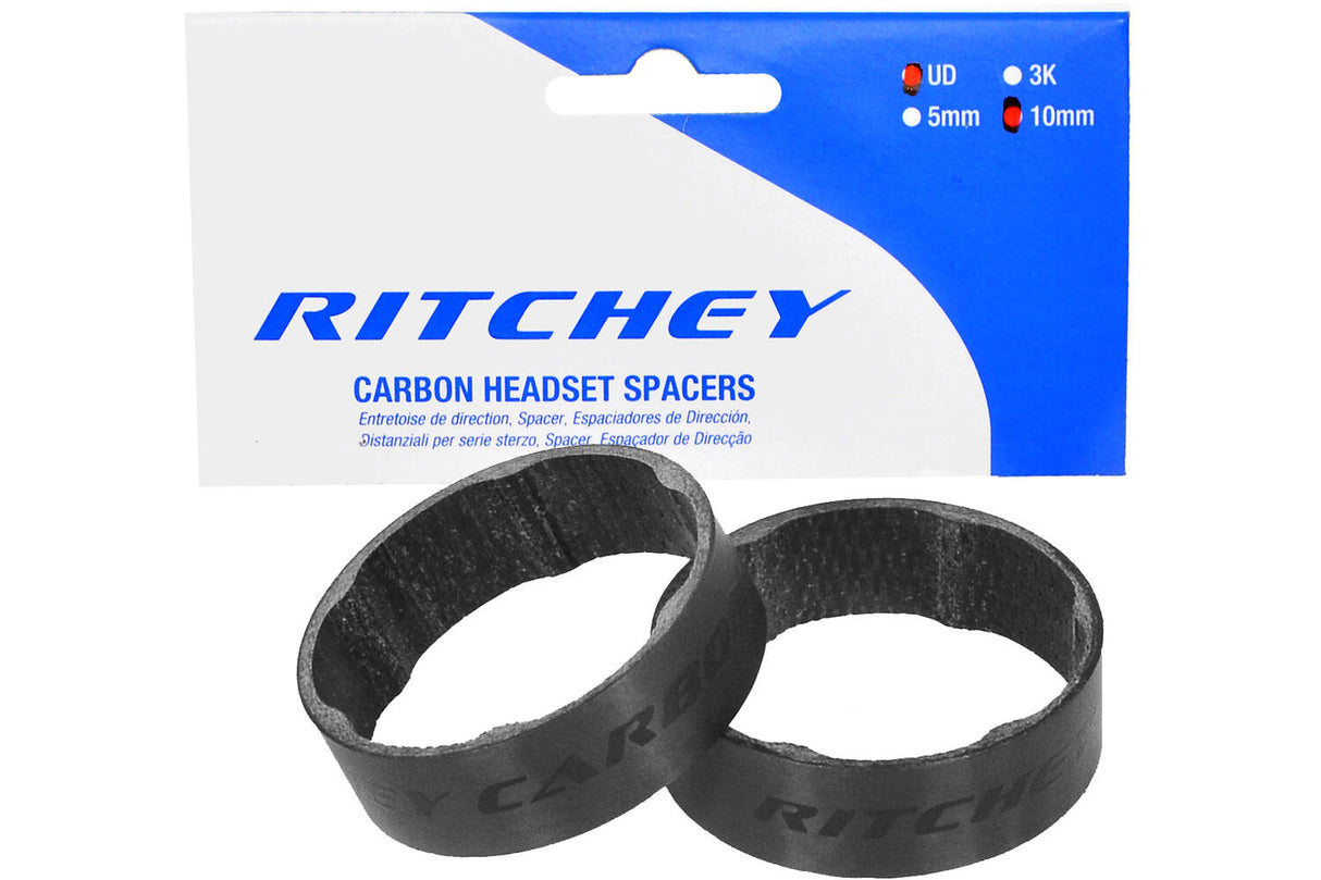 Ritchey WCS Spacer Set Carbon UD Mat 10mm 2 stykker