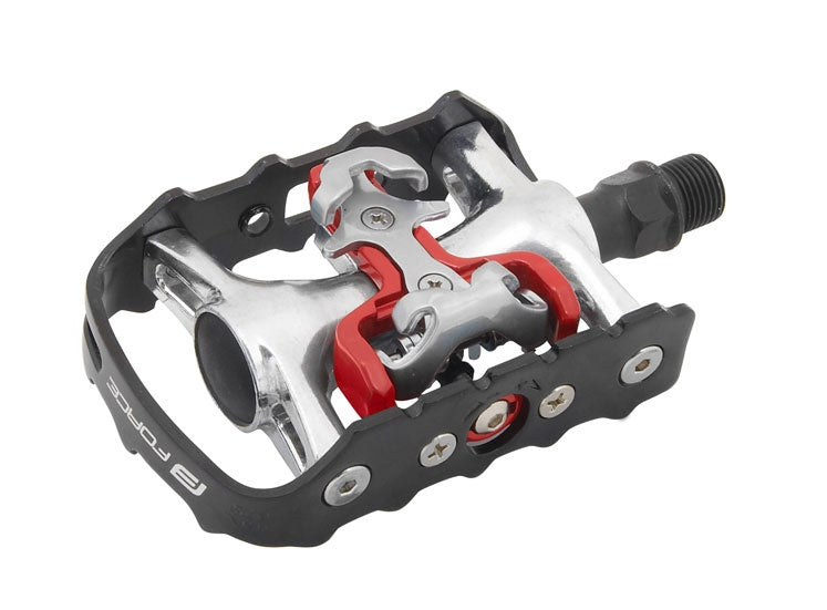 Tecora Combi Pedal Set SPD Aluminium 9 16 Draht