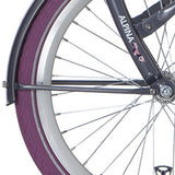 Alpina spatbordstang set 22 clubb purple grey