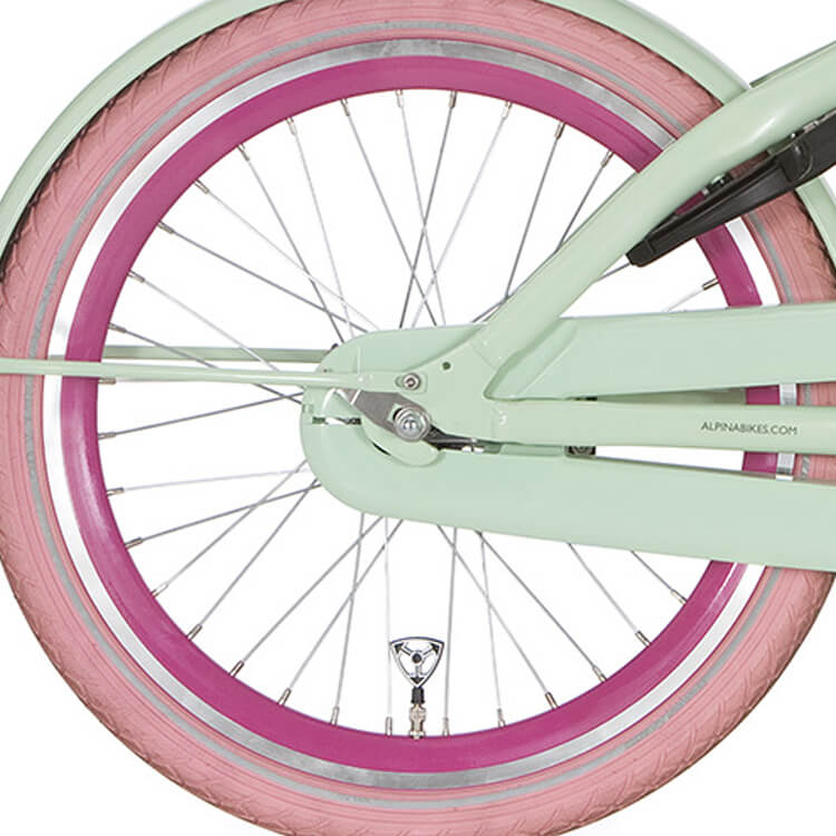 Alpina Hinterrad 22 Entfernen Sie J19DB Pink Zink SPK