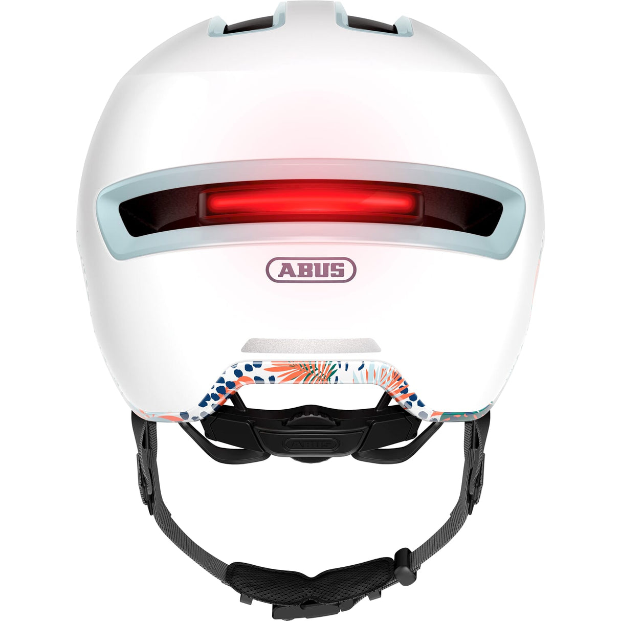 Abus Helm HUD-Y flower Wit M 54-58cm