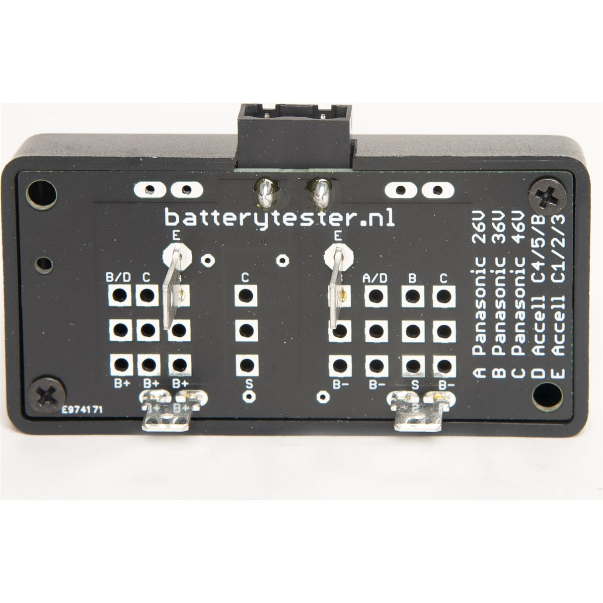 BatteryTester White Etikett Batterie Batterie | Plastik | |