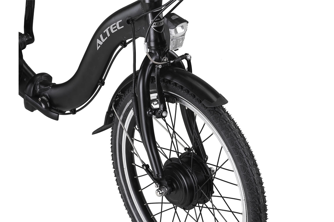 Altec Comfort E-Bike Skládací kolo 20 palců 7-SPD. 518Wh Mat Black M129 40nm