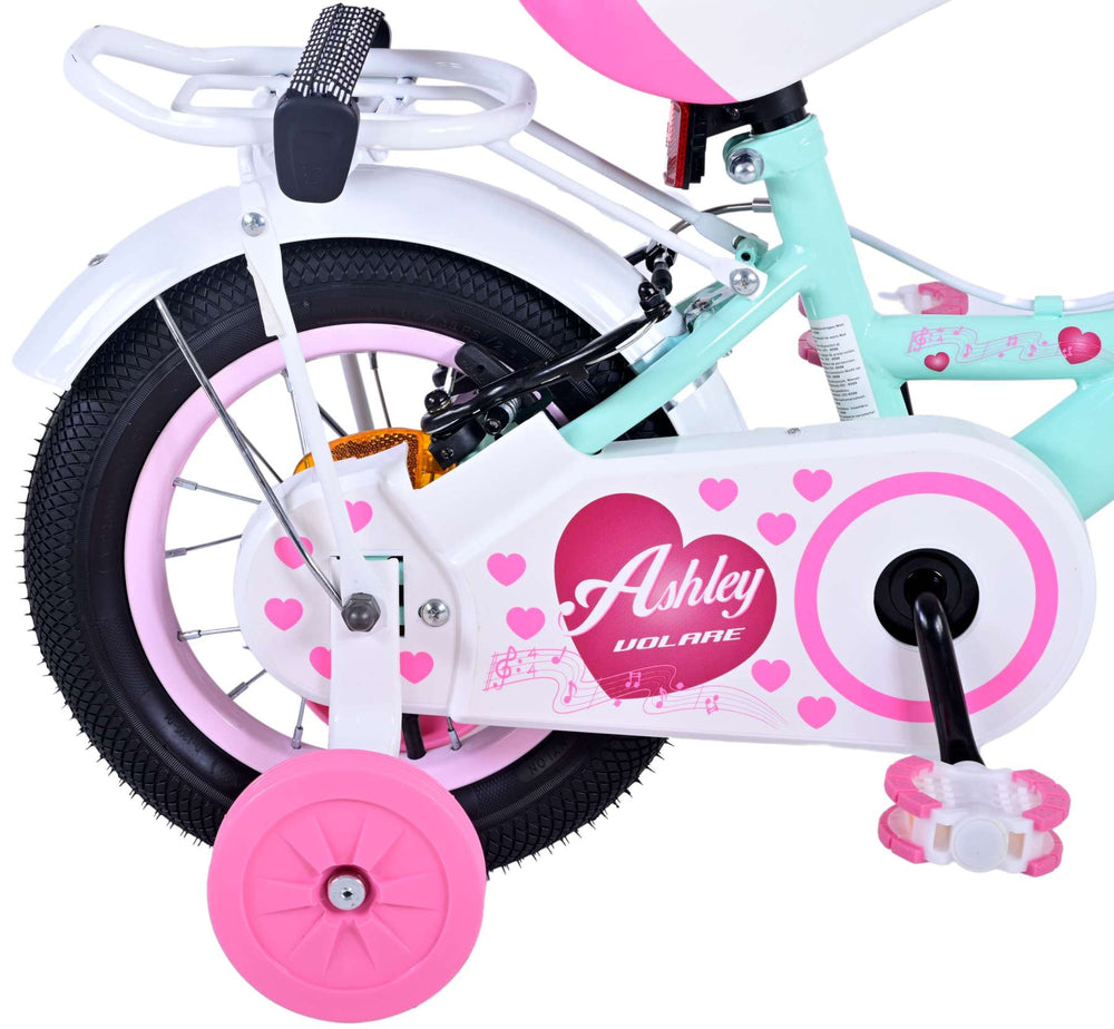 Volare Ashley Children's Bike Girls 12 Zoll grüne zwei Handbremsen