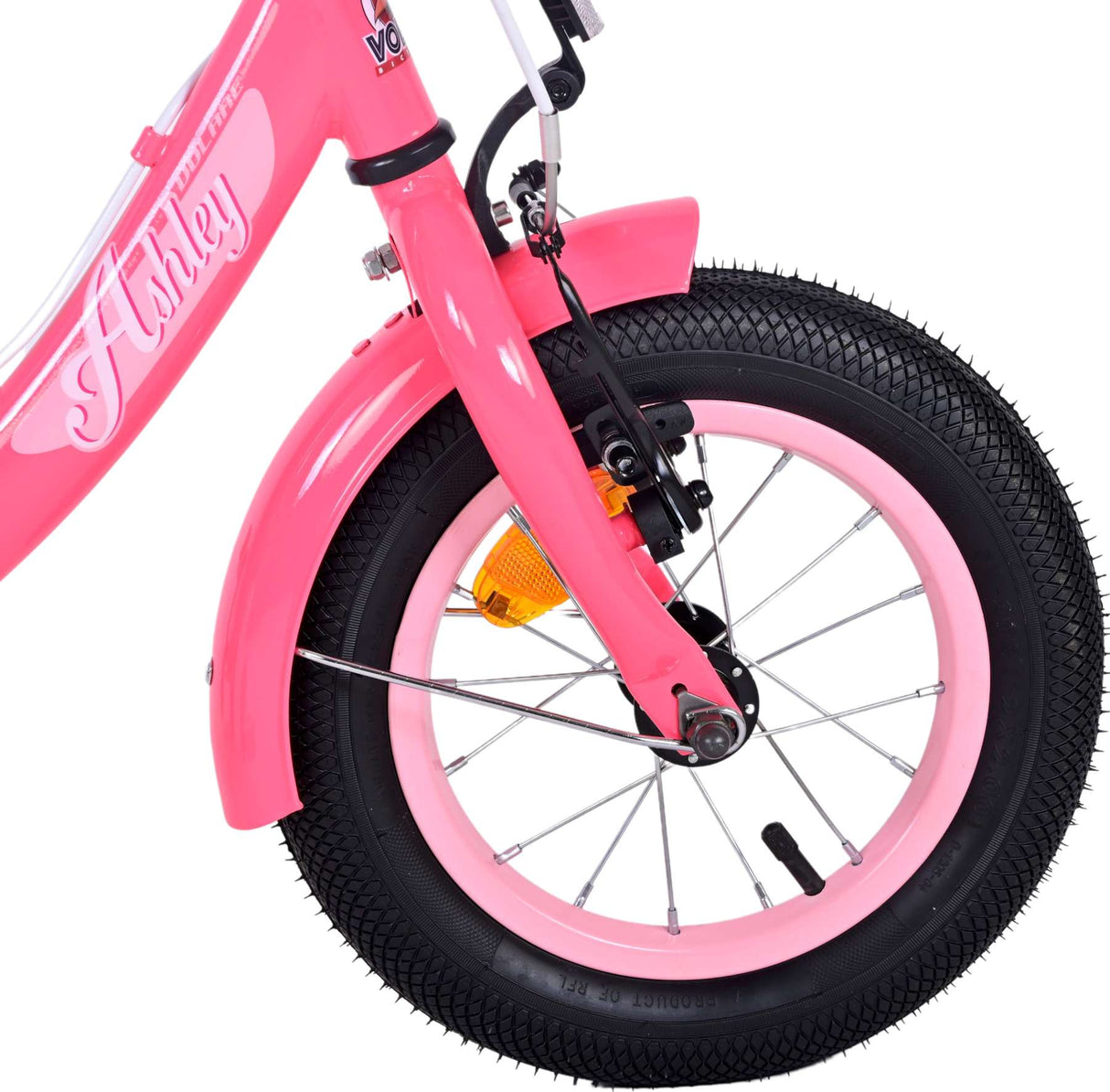 Volare Ashley Children's Bike Girls 12 -Zoll -Rosa Red zwei Handbremsen