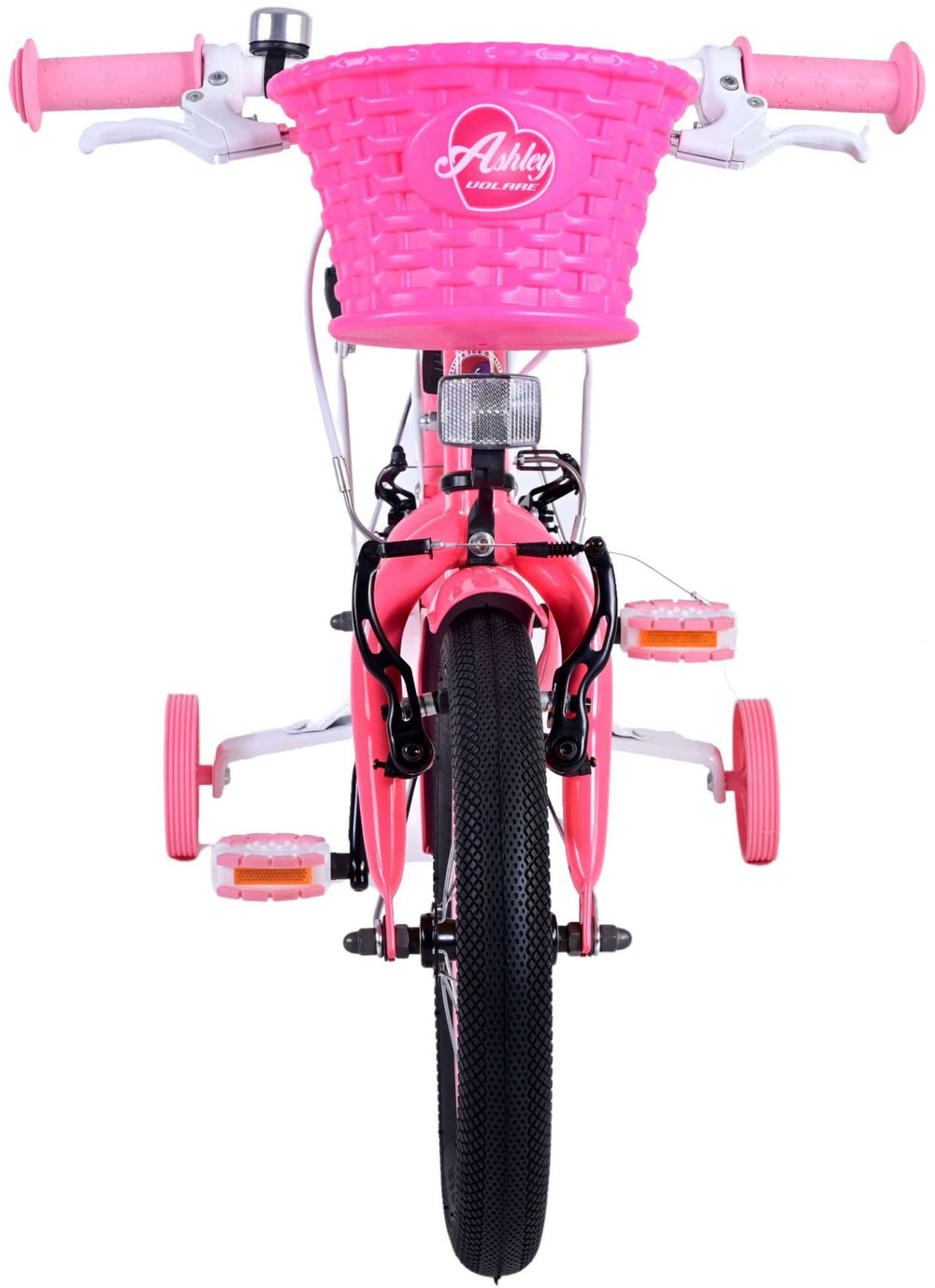 Volare Ashley Children's Bike Girls 14 -Zoll -Rosa Red zwei Handbremsen
