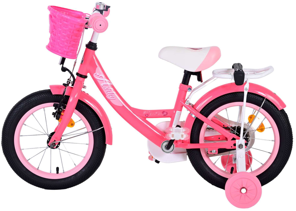 Volare Ashley Children's Bicycle - Mädchen - 14 Zoll - rosa rot