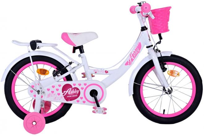 Volare Ashley Children's Bike Girls 16 Zoll weiße zwei Handbremsen