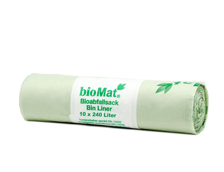 Biomat komposterbare containerposer 240L 10 stk.