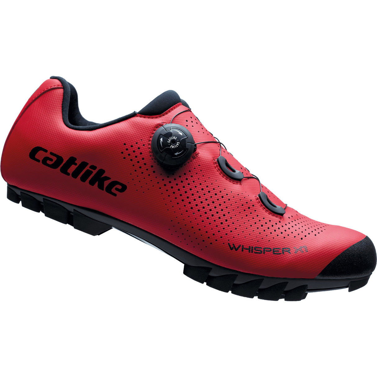 BUZAGLO MTB Zapatos Whisper X1 MTB Tamaño de nylon 46 Rojo