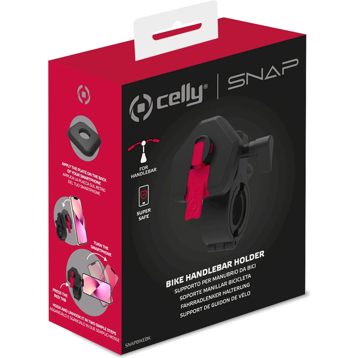 Celly Snap Phone Holder Uni incl. BEV Picture