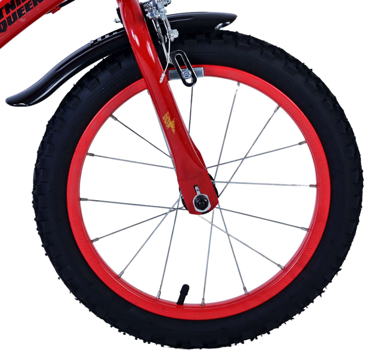 Disney Disney Children's Bike Boys 16 Zoll rote zwei Handbremsen