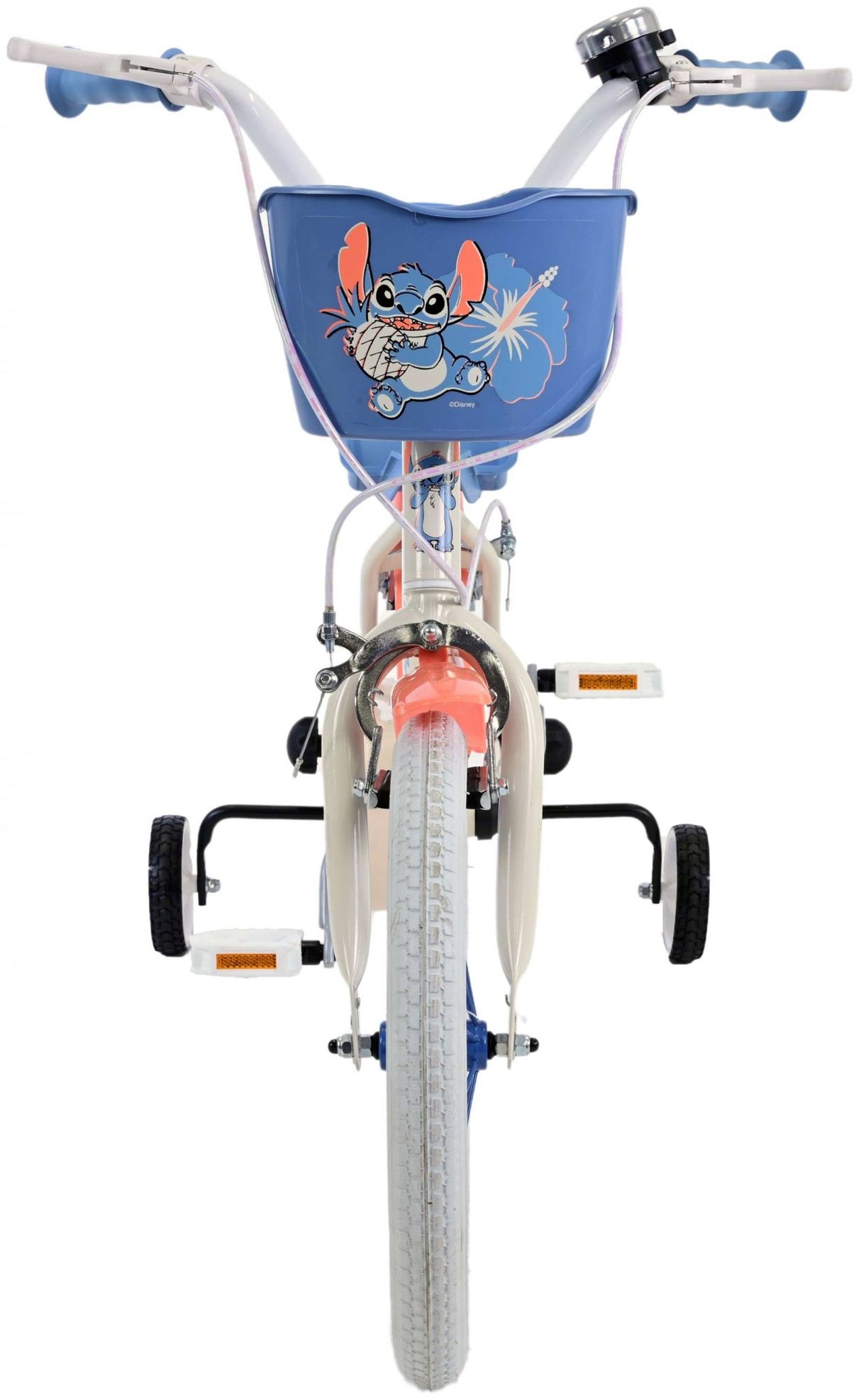 Stichstichstich Kinderbike Girls 16 Zoll Creme Coral Blue zwei Handbremsen